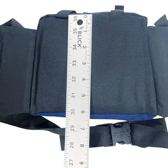 Vintage JanSport Outdoors Belt Bag 2 Bottle Holders Zippered Pockets Rare 90’s - Picture 10 of 12